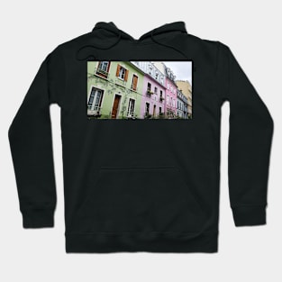 Paris Rue Cremieux Row Houses Hoodie